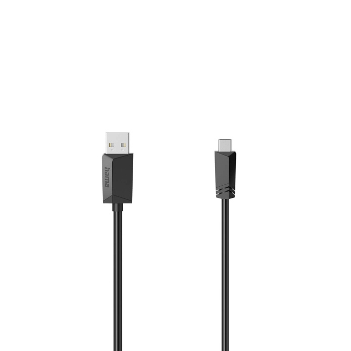 Hama Kabel USB A-USB B Mini 480 Mbit/s Svart 1,5m in de groep COMPUTERS & RANDAPPARATUUR / Computerkabels / USB / Mini-USB / Kabels bij TP E-commerce Nordic AB (C79450)