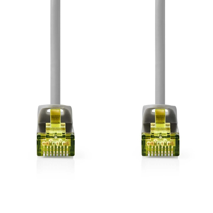 Nedis CAT7 Netwerkkabel | S/FTP | RJ45 Male | RJ45 Male | 0.25 m | Snagless | Rond | LSZH | Grijs | Label in de groep COMPUTERS & RANDAPPARATUUR / Computerkabels / Netwerkkabels / Cat7 bij TP E-commerce Nordic AB (C79502)