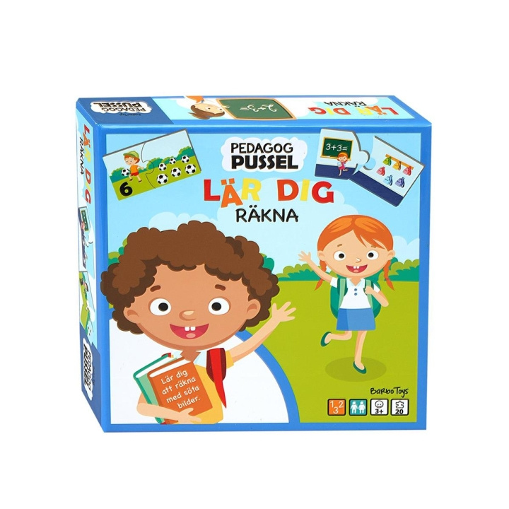 Barbo Toys Barbo Klassieke Pedagog Pussel Lär Dig Räkna (SE) in de groep SPEELGOED, KINDER- & BABYPRODUCTEN / Speelgoed / Tekenen & Tellen bij TP E-commerce Nordic AB (C79753)