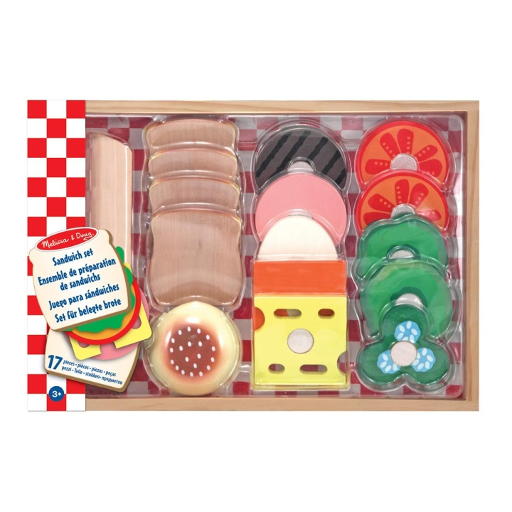 Melissa & Doug Houten sandwichset voor voedselbereiding in de groep SPEELGOED, KINDER- & BABYPRODUCTEN / Speelgoed / Klein huis en rollenspel bij TP E-commerce Nordic AB (C79803)