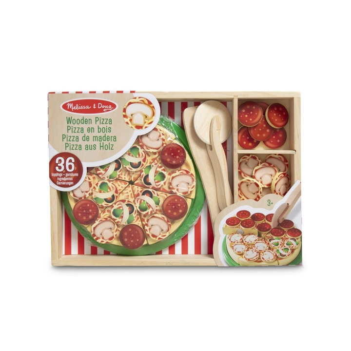 Melissa & Doug Houten Pizza in de groep SPEELGOED, KINDER- & BABYPRODUCTEN / Speelgoed / Klein huis en rollenspel bij TP E-commerce Nordic AB (C79806)