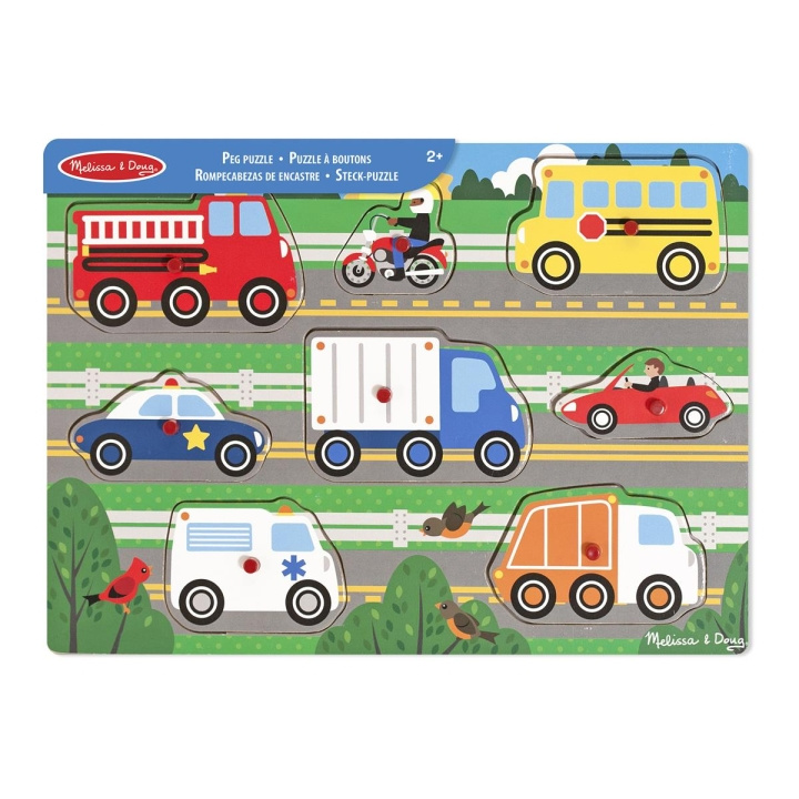 Melissa & Doug Houten Puzzel Voertuigen in de groep SPEELGOED, KINDER- & BABYPRODUCTEN / Speelgoed / Kinderpuzzel bij TP E-commerce Nordic AB (C79813)
