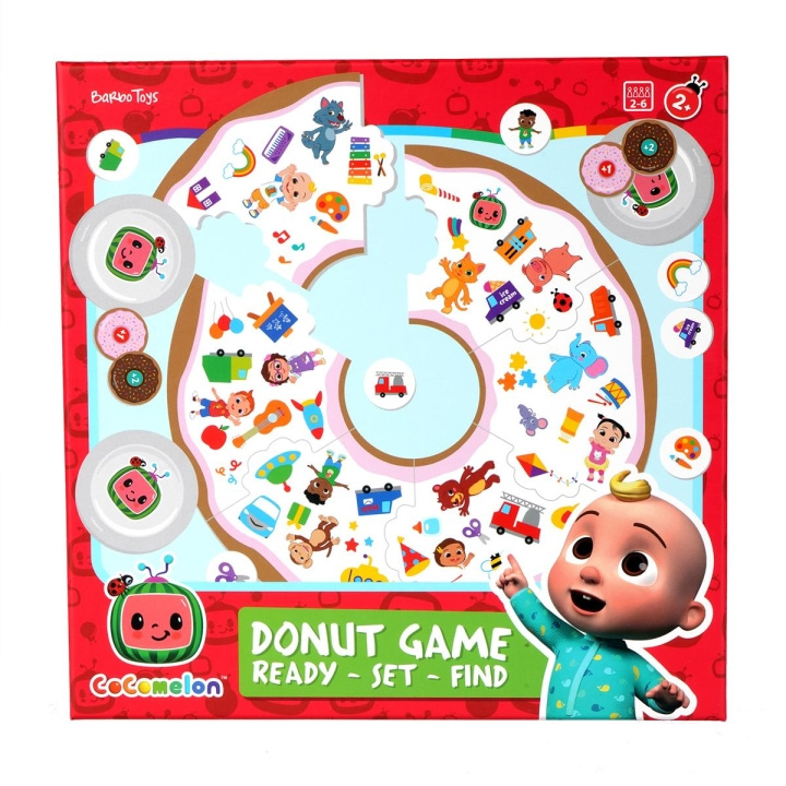 Barbo Toys Cocomelon Donutspel - Klaar, Set, Vinden in de groep SPEELGOED, KINDER- & BABYPRODUCTEN / Spelletje / Kinderspellen bij TP E-commerce Nordic AB (C79824)