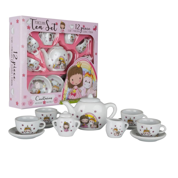 Barbo Toys Barbo Klassiek Porseleinen theeservies 12 stuks Roze in de groep SPEELGOED, KINDER- & BABYPRODUCTEN / Speelgoed / Klein huis en rollenspel bij TP E-commerce Nordic AB (C79841)