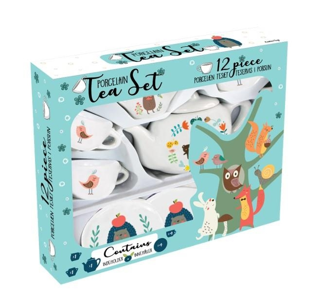 Barbo Toys Barbo Klassiek Porseleinen theeservies 12 stuks Blauw in de groep SPEELGOED, KINDER- & BABYPRODUCTEN / Speelgoed / Klein huis en rollenspel bij TP E-commerce Nordic AB (C79842)