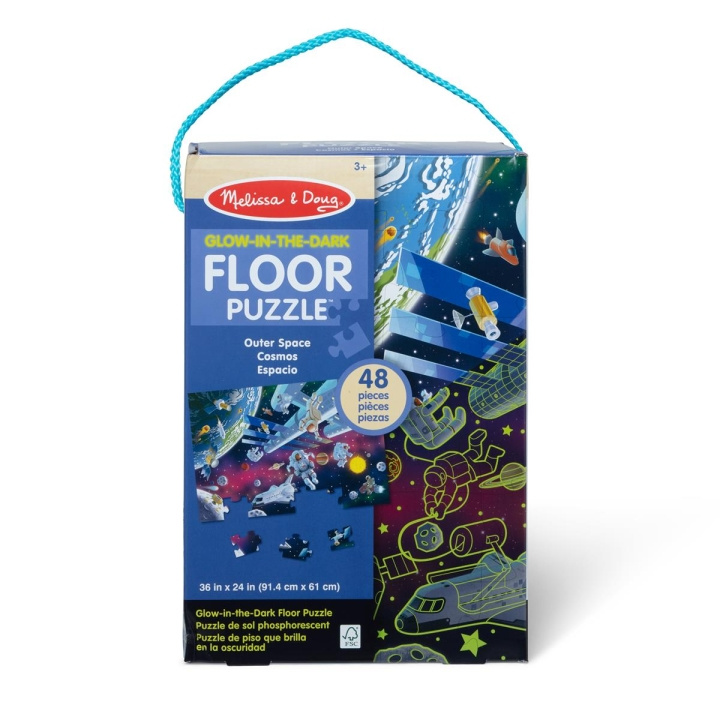 Melissa & Doug Vloerpuzzel Outer Space Glow in the Dark in de groep SPEELGOED, KINDER- & BABYPRODUCTEN / Speelgoed / Kinderpuzzel bij TP E-commerce Nordic AB (C79857)