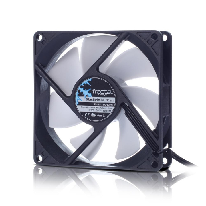 Fractal Design 92 mm Silent Series R3 in de groep COMPUTERS & RANDAPPARATUUR / Computeronderdelen / Processors bij TP E-commerce Nordic AB (C79863)