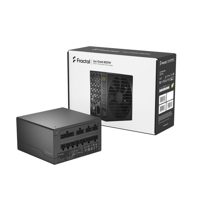Fractal Design ION 850W - 80+ Goud in de groep COMPUTERS & RANDAPPARATUUR / Computeronderdelen / Voeding/PSU bij TP E-commerce Nordic AB (C79902)