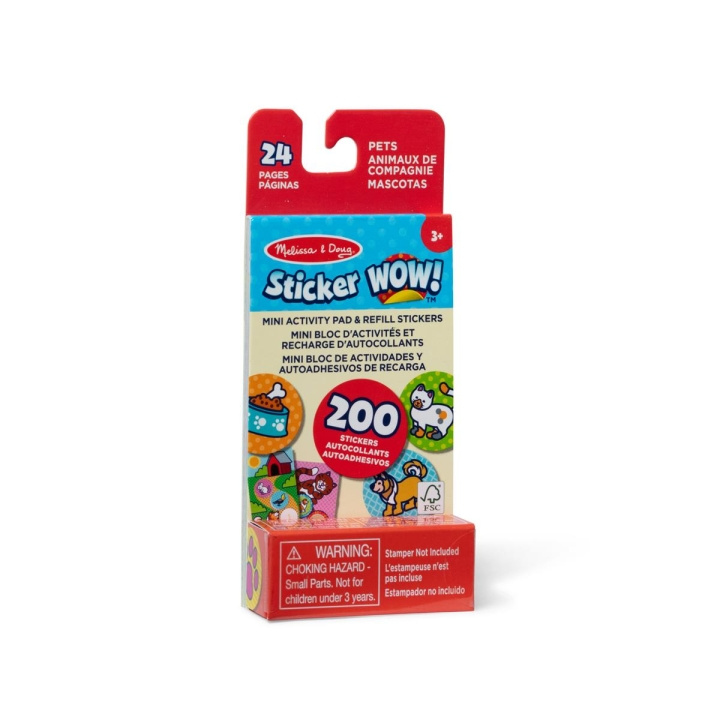 Melissa & Doug Sticker WOW! Mini Activiteiten Pad & Navulling Stickers : Huisdieren in de groep SPEELGOED, KINDER- & BABYPRODUCTEN / Speelgoed / Tekenen & Tellen bij TP E-commerce Nordic AB (C79988)