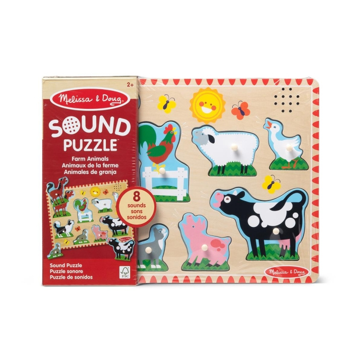 Melissa & Doug Geluidspuzzel boerderijdieren in de groep SPEELGOED, KINDER- & BABYPRODUCTEN / Speelgoed / Kinderpuzzel bij TP E-commerce Nordic AB (C79997)