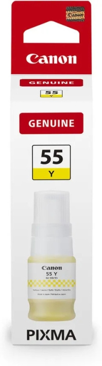 Canon GI-55Y navulbare inktfles, geel in de groep COMPUTERS & RANDAPPARATUUR / Printers & Accessoires / Inkt & Toner / Inktpatronen / Canon bij TP E-commerce Nordic AB (C80418)