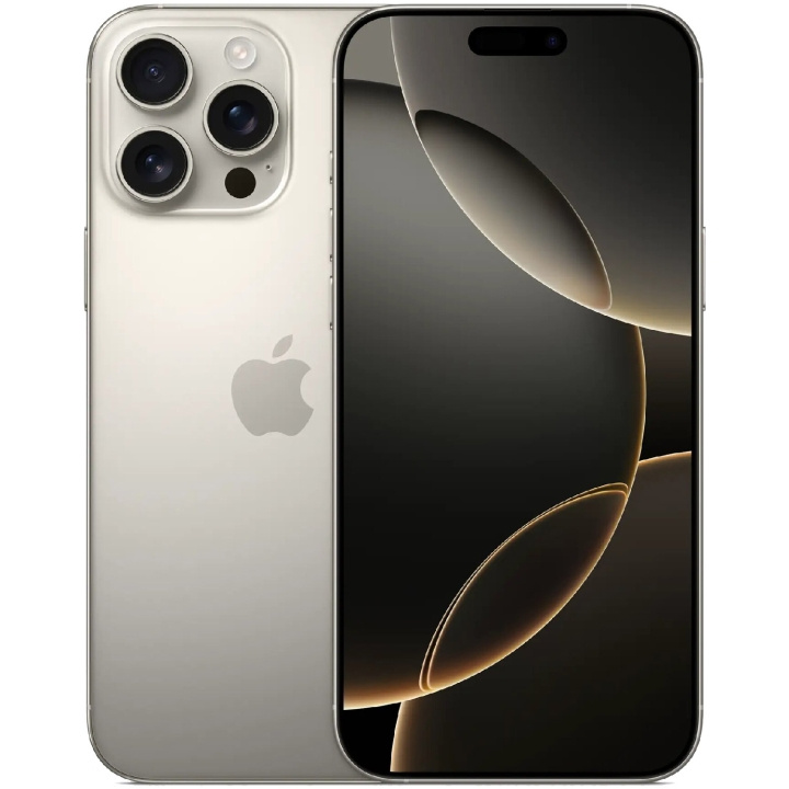 Apple iPhone 16 Pro Max 256 GB Natuurlijk titanium in de groep SMARTPHONE & TABLETS / Mobiele telefoons & smartphones bij TP E-commerce Nordic AB (C81512)