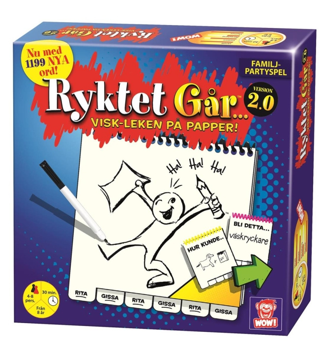 Plasto Rumour Goes versie 2.0 (SE) in de groep SPEELGOED, KINDER- & BABYPRODUCTEN / Spelletje / Bordspellen bij TP E-commerce Nordic AB (C81747)