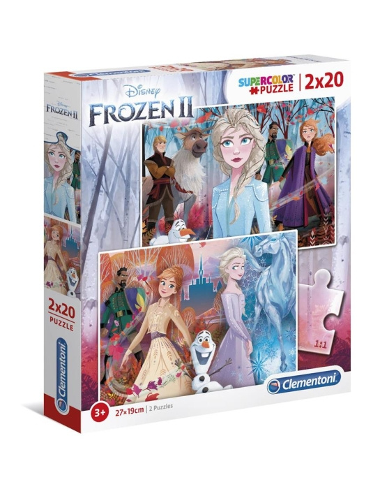 Clementoni 2x20 puzzels Kids Frozen 2 in de groep SPEELGOED, KINDER- & BABYPRODUCTEN / Speelgoed / Kinderpuzzel bij TP E-commerce Nordic AB (C81750)
