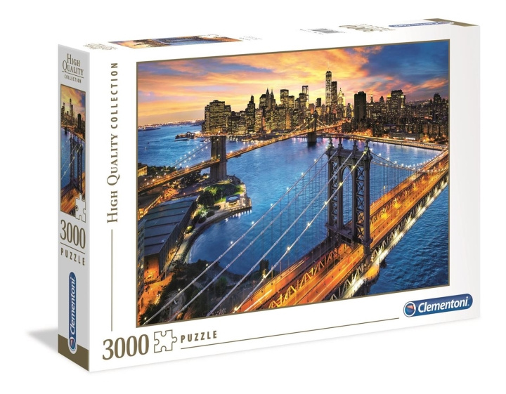 Clementoni 3000 stuks hoogwaardige collectie New York in de groep SPORT, VRIJE TIJD & HOBBY / Hobby / Puzzel bij TP E-commerce Nordic AB (C81796)