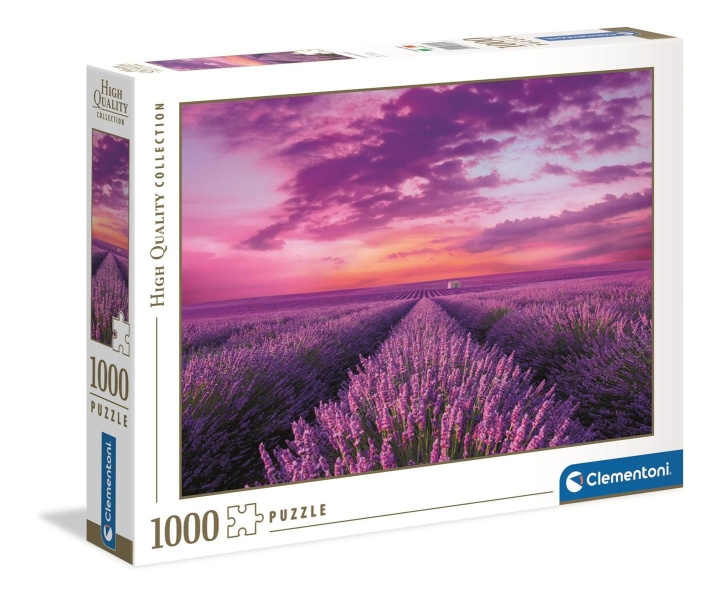 Clementoni 1000 stuks Hoogwaardige Collectie Lavendelveld in de groep SPORT, VRIJE TIJD & HOBBY / Hobby / Puzzel bij TP E-commerce Nordic AB (C81824)