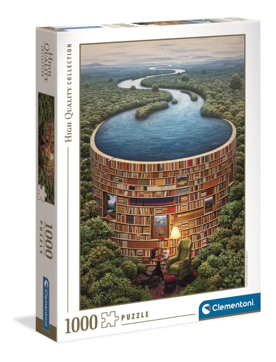 Clementoni 1000 stuks High Quality Collection Bibliodame in de groep SPORT, VRIJE TIJD & HOBBY / Hobby / Puzzel bij TP E-commerce Nordic AB (C81826)