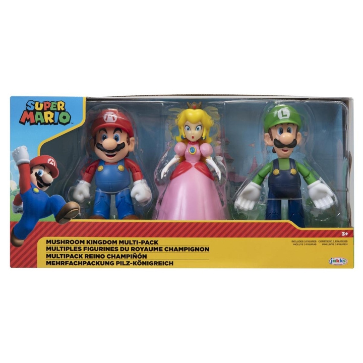 JAKKS Pacific Super Mario 4 Inch Figuur Set Paddenstoelenrijk in de groep SPEELGOED, KINDER- & BABYPRODUCTEN / Speelgoed / Figuren, Miniaturen & accessoires bij TP E-commerce Nordic AB (C81833)