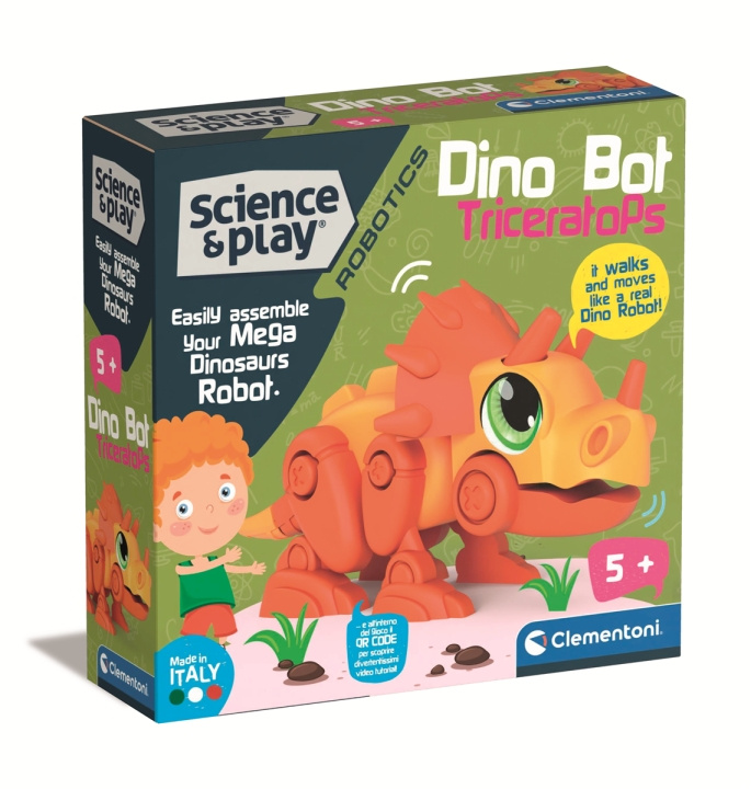 Clementoni Dino Bot Triceratops Junior in de groep SPEELGOED, KINDER- & BABYPRODUCTEN / Speelgoed / Experimenteren en doe-het-zelf bij TP E-commerce Nordic AB (C81900)