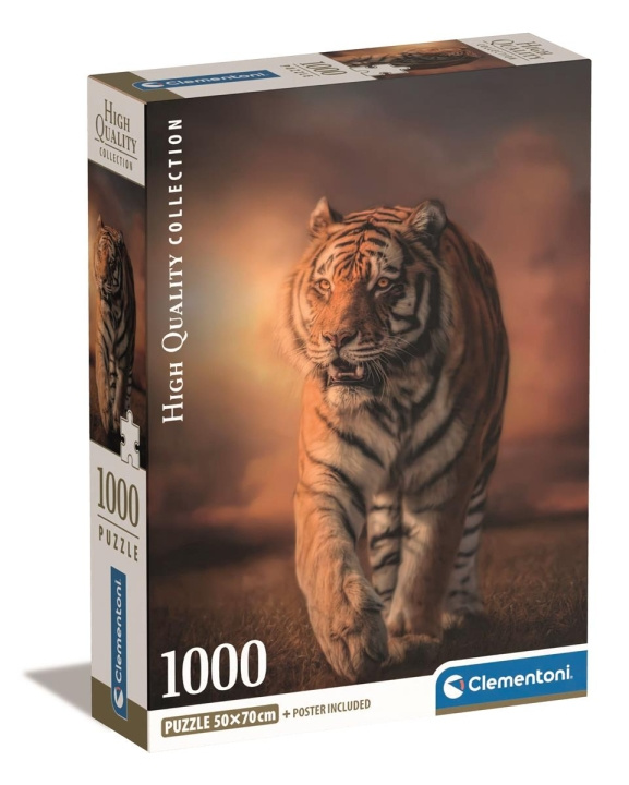 Clementoni 1000 stuks CB High Quality Collection tijger in de groep SPORT, VRIJE TIJD & HOBBY / Hobby / Puzzel bij TP E-commerce Nordic AB (C81957)