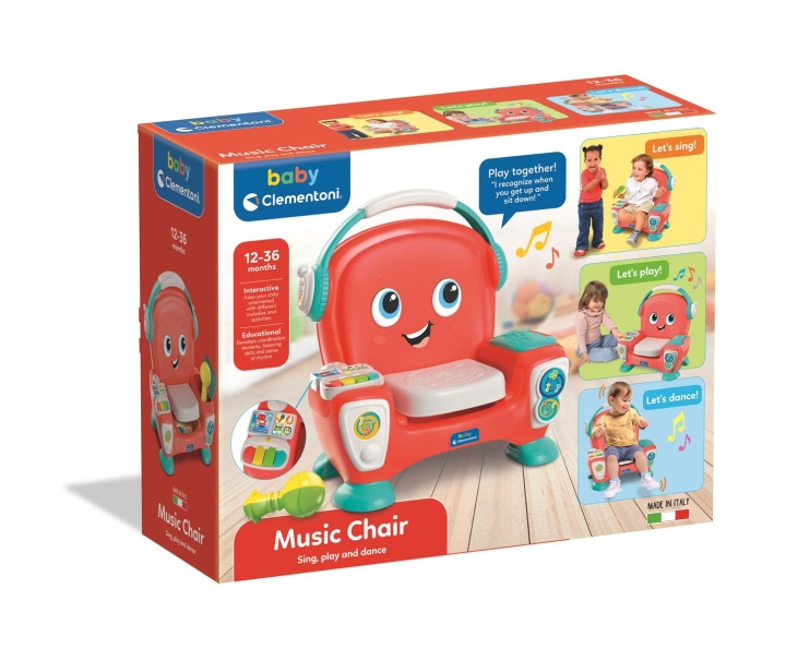 Clementoni Muziek Stoel in de groep SPEELGOED, KINDER- & BABYPRODUCTEN / Babyspeelgoed / Activiteitenspeelgoed bij TP E-commerce Nordic AB (C81982)