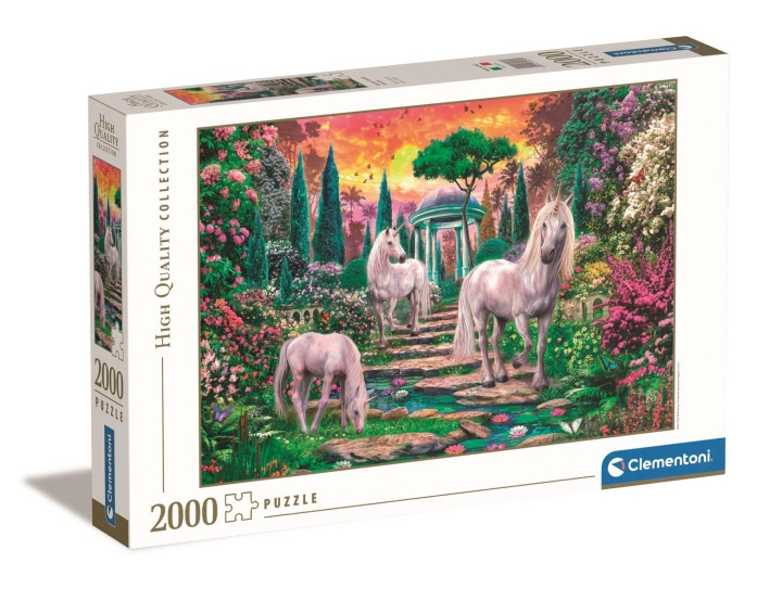 Clementoni 2000 stuks hoogwaardige collectie CLASSICAL GARDEN UNICORNS in de groep SPORT, VRIJE TIJD & HOBBY / Hobby / Puzzel bij TP E-commerce Nordic AB (C82011)