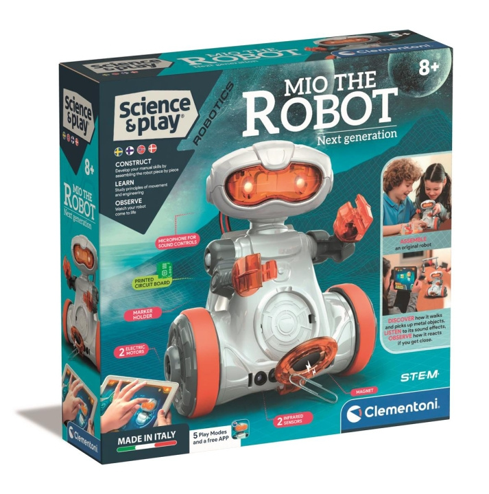 Clementoni My Robot Next generation (SE/NO/DK/FI) in de groep SPEELGOED, KINDER- & BABYPRODUCTEN / Speelgoed / Experimenteren en doe-het-zelf bij TP E-commerce Nordic AB (C82033)