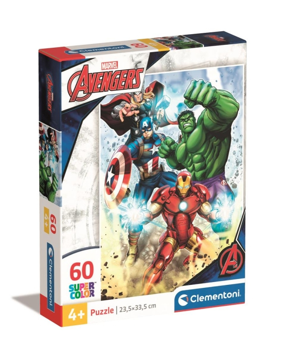 Clementoni 60 puzzels kinderen Marvel Avengers in de groep SPEELGOED, KINDER- & BABYPRODUCTEN / Speelgoed / Kinderpuzzel bij TP E-commerce Nordic AB (C82060)