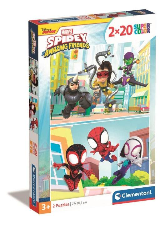 Clementoni 2x20 Puzzels Spidey en zijn Verbazingwekkende Vrienden in de groep SPEELGOED, KINDER- & BABYPRODUCTEN / Speelgoed / Kinderpuzzel bij TP E-commerce Nordic AB (C82076)