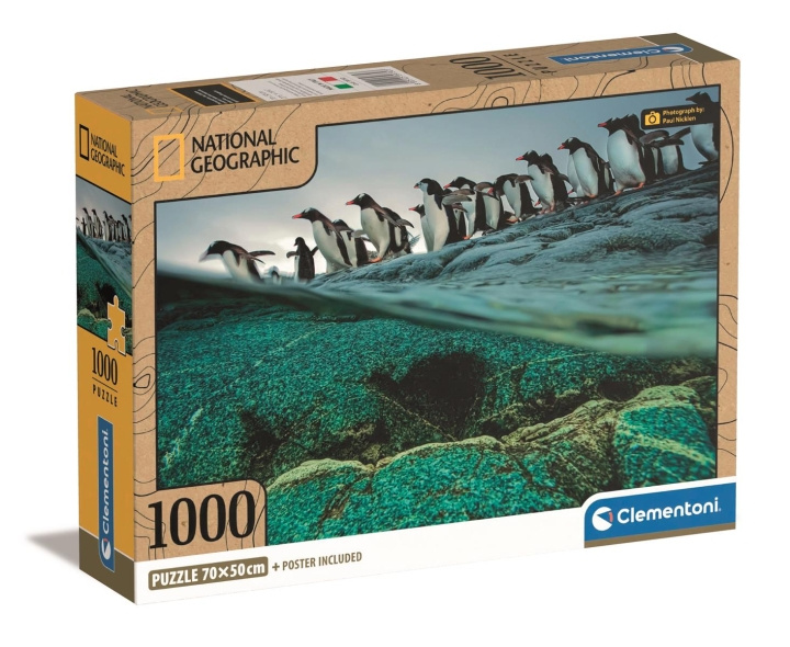 Clementoni 1000 stuks CB High Quality Collection National Geographics ezelspinguïns in de groep SPORT, VRIJE TIJD & HOBBY / Hobby / Puzzel bij TP E-commerce Nordic AB (C82090)