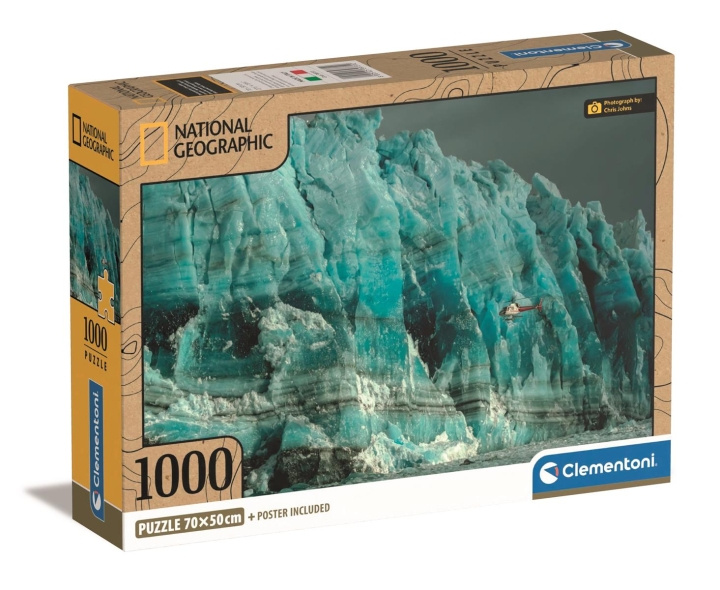 Clementoni 1000 stuks CB High Quality Collection National Geographics Hubbard gletsjer in de groep SPORT, VRIJE TIJD & HOBBY / Hobby / Puzzel bij TP E-commerce Nordic AB (C82091)