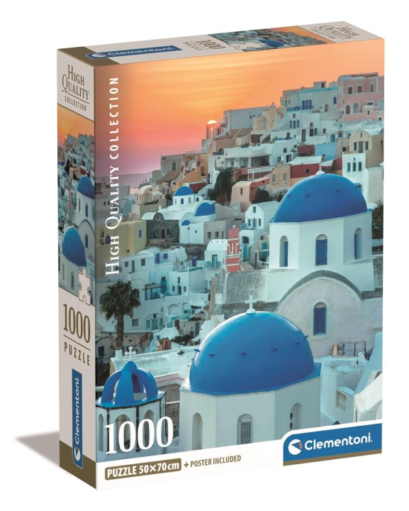 Clementoni 1000 stuks CB High Quality Collection Santorini in de groep SPORT, VRIJE TIJD & HOBBY / Hobby / Puzzel bij TP E-commerce Nordic AB (C82108)