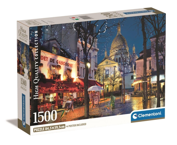 Clementoni 1500 stuks CB High Quality Collection Parijs Montmartre in de groep SPORT, VRIJE TIJD & HOBBY / Hobby / Puzzel bij TP E-commerce Nordic AB (C82122)