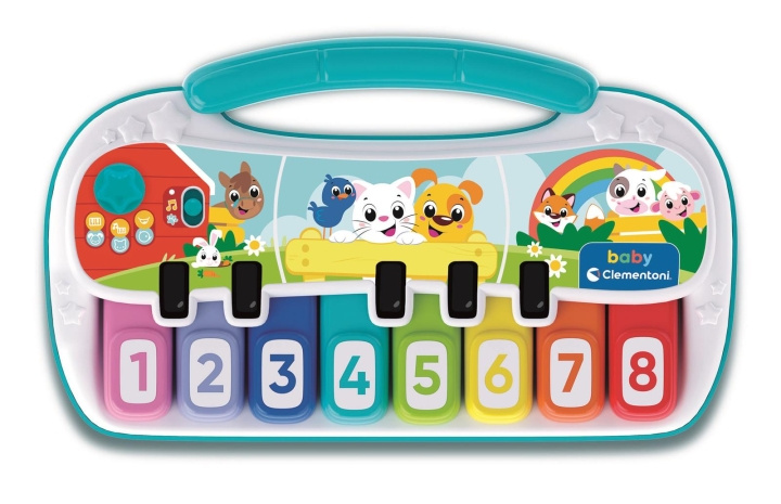 Clementoni Piano voor dieren in de groep SPEELGOED, KINDER- & BABYPRODUCTEN / Muziek, Zang en afbeelingen / Muziekinstrumenten bij TP E-commerce Nordic AB (C82144)