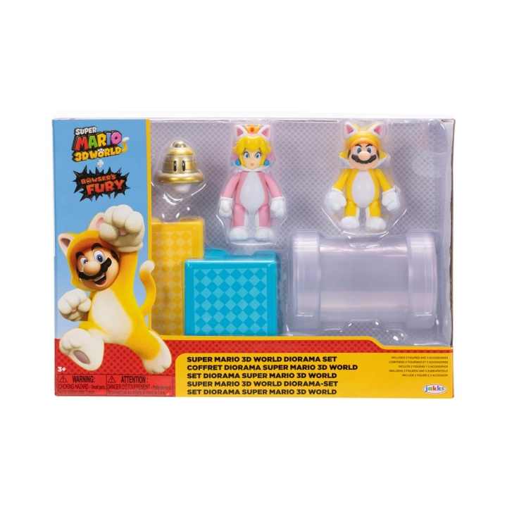 JAKKS Pacific Super Mario 2,5 Inch Diorama Set 3D Wereld in de groep SPEELGOED, KINDER- & BABYPRODUCTEN / Speelgoed / Figuren, Miniaturen & accessoires bij TP E-commerce Nordic AB (C82185)