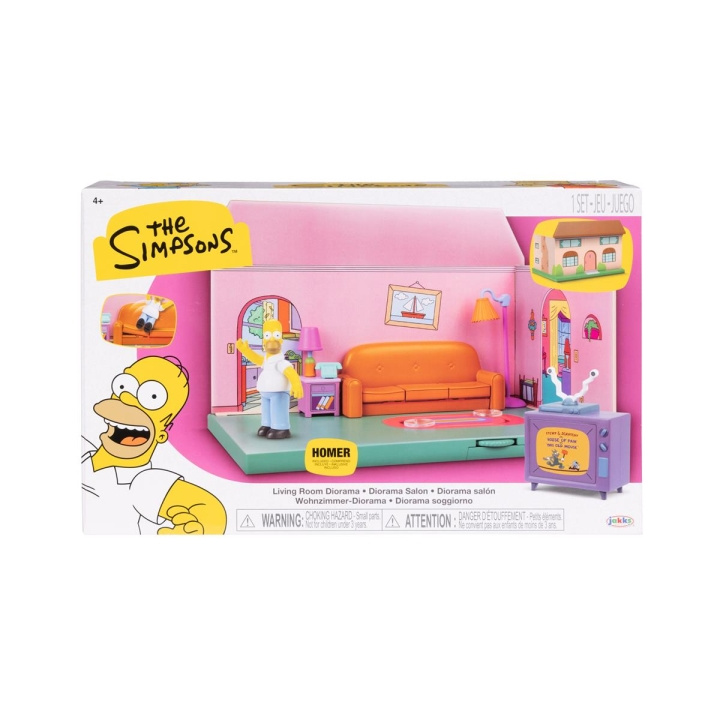 JAKKS Pacific De Simpsons 2,5 Inch Speelset Simpsons Woonkamer in de groep SPEELGOED, KINDER- & BABYPRODUCTEN / Speelgoed / Speelset bij TP E-commerce Nordic AB (C82193)