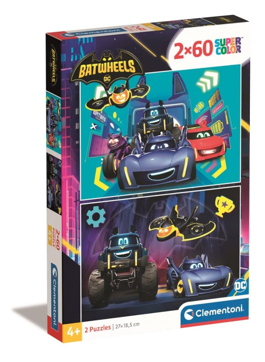 Clementoni 2x60 stuks kinderpuzzels Batwheels in de groep SPEELGOED, KINDER- & BABYPRODUCTEN / Speelgoed / Kinderpuzzel bij TP E-commerce Nordic AB (C82212)