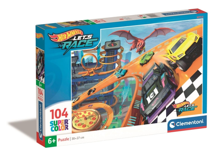 Clementoni 104 puzzels kinderen hotwheels in de groep SPEELGOED, KINDER- & BABYPRODUCTEN / Speelgoed / Kinderpuzzel bij TP E-commerce Nordic AB (C82216)