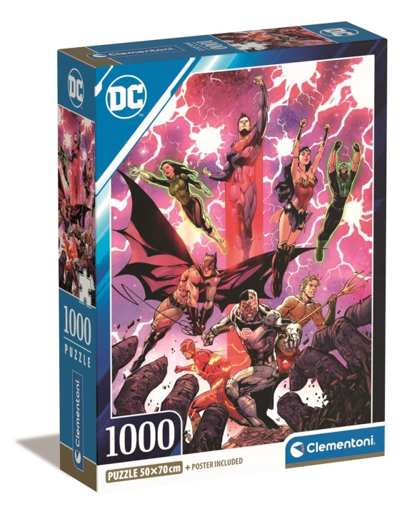 Clementoni 1000 stuks CB High Quality Collection DC Comics (2) in de groep SPORT, VRIJE TIJD & HOBBY / Hobby / Puzzel bij TP E-commerce Nordic AB (C82221)