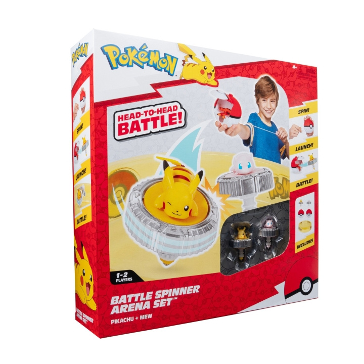 Pokémon Pokemon - Battle Spinner 2pk (PKW4403) in de groep SPEELGOED, KINDER- & BABYPRODUCTEN / Speelgoed / Actie spel bij TP E-commerce Nordic AB (C82662)