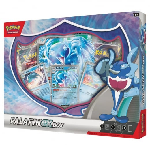 Pokémon Palafin EX Box (POK85758) in de groep SPEELGOED, KINDER- & BABYPRODUCTEN / Spelletje / Kaartspel bij TP E-commerce Nordic AB (C82682)