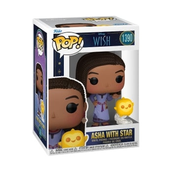 Funko Pop! - Vinyl Buddy Wish - Asha met ster (72420) in de groep SPEELGOED, KINDER- & BABYPRODUCTEN / Speelgoed / Figuren, Miniaturen & accessoires bij TP E-commerce Nordic AB (C82730)