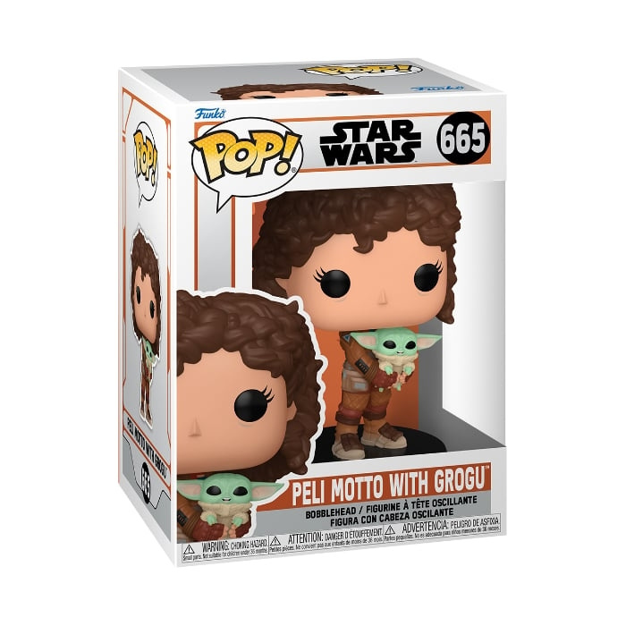 Funko Pop! - Vinyl Mandalorian - Peli Motto W/Grogu (76552) in de groep SPEELGOED, KINDER- & BABYPRODUCTEN / Speelgoed / Figuren, Miniaturen & accessoires bij TP E-commerce Nordic AB (C82733)