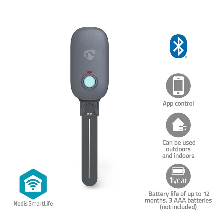 Nedis SmartLife Soil Moisture Meter | Bluetooth® | Battery Powered | IP55 | 0 - 100 | Android™ / IOS in de groep HUISHOUDEN & TUIN / Smart home / Slimme sensoren bij TP E-commerce Nordic AB (C82804)
