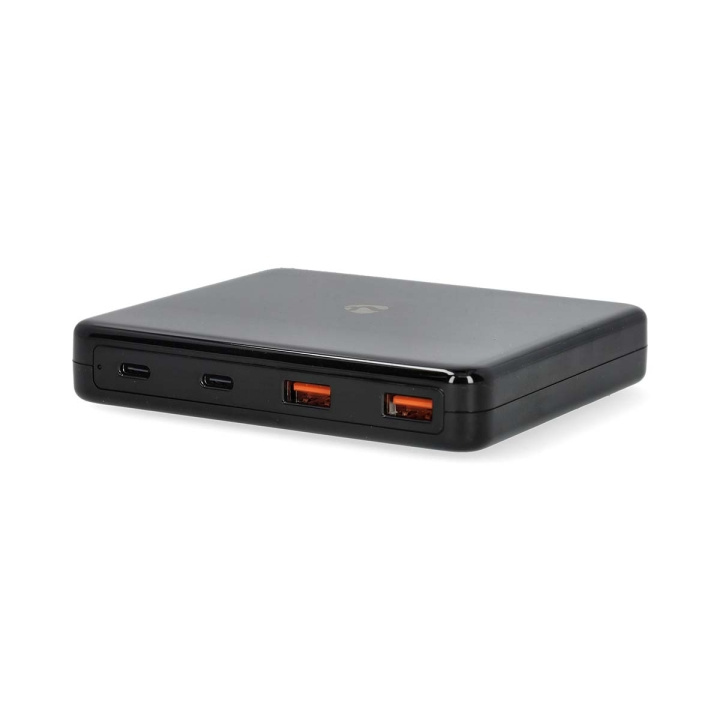 Nedis Bureaulader | 65 W | GaN | 1.5 / 2.0 / 2.5 / 3.0 / 3.25 A | Outputs: 4 | USB-A / USB-C™ | Euro | 1.50 m | Automatische Voltage Selectie in de groep SMARTPHONE & TABLETS / Opladers & Kabels / Wandoplader / Wandoplader USB bij TP E-commerce Nordic AB (C82809)
