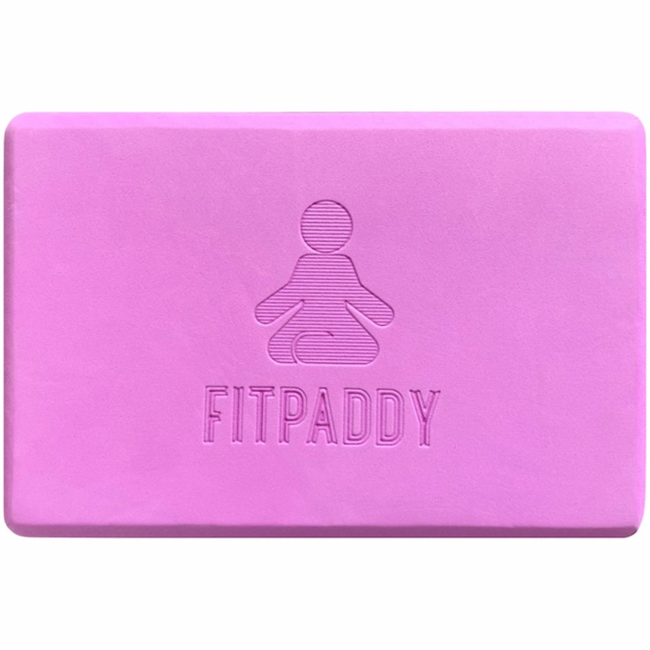 Fitpaddy Yoga Block Lila 2st in de groep SPORT, VRIJE TIJD & HOBBY / Oefen materiaal / Training-accessoires bij TP E-commerce Nordic AB (C82824)