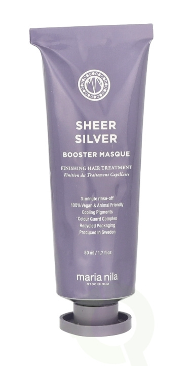 Maria Nila Sheer Silver Booster Masque 50 ml in de groep BEAUTY & HEALTH / Haar & Styling / Haarverzorging / Haarmasker bij TP E-commerce Nordic AB (C82881)