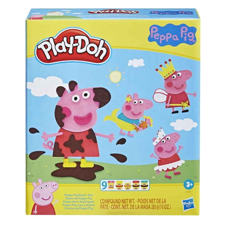 Play-Doh Peppa Pig Speelset Stylin\' Set in de groep SPEELGOED, KINDER- & BABYPRODUCTEN / Speelgoed / Speelklei, speelzand en accessoires bij TP E-commerce Nordic AB (C83234)