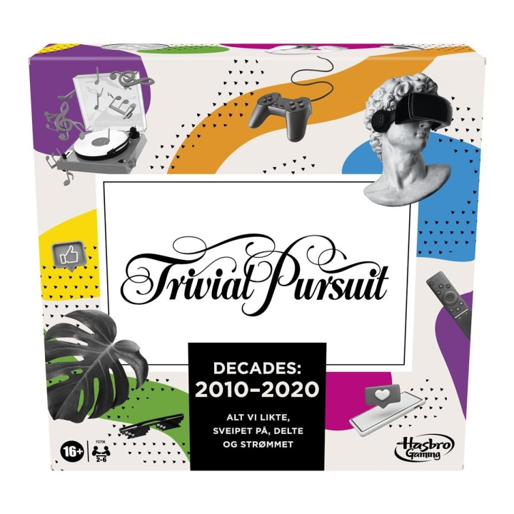 Hasbro Trivial Pursuit Decades: 2010-2020 (NO) in de groep SPEELGOED, KINDER- & BABYPRODUCTEN / Spelletje / Bordspellen bij TP E-commerce Nordic AB (C83240)