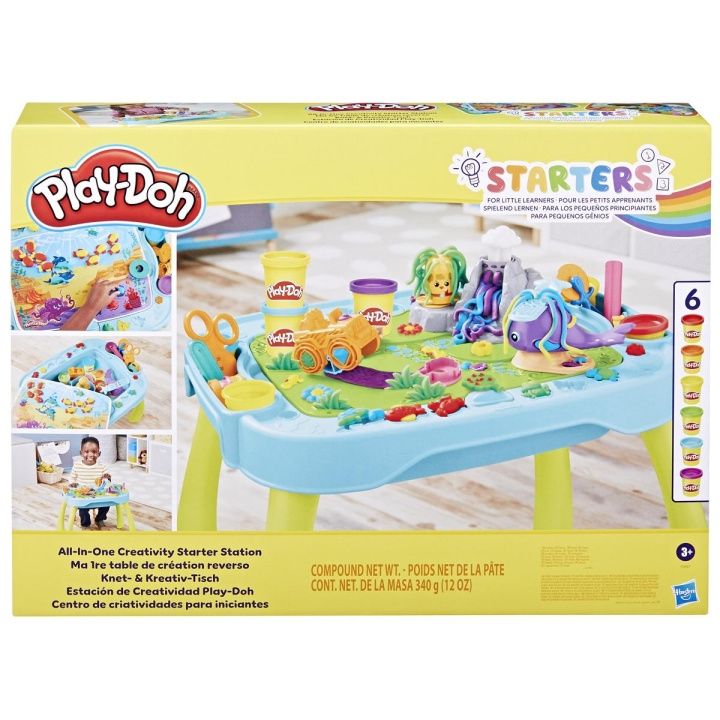 Play-Doh Speelset Alles-in-één Creativiteit Startstation in de groep SPEELGOED, KINDER- & BABYPRODUCTEN / Speelgoed / Speelklei, speelzand en accessoires bij TP E-commerce Nordic AB (C83291)